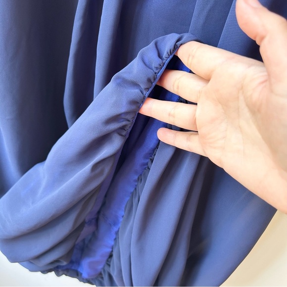 Jessica Howard bubble hem chiffon mini dress - Picture 6 of 8